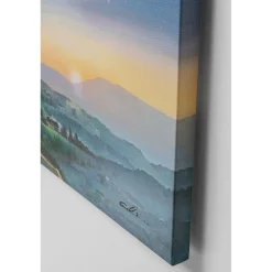 KARE Design Tableau Sur Toile Flying Elephant At Night 120X160