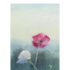 KARE Design Tableau Sur Toile Pastell Flowers 120X120Cm