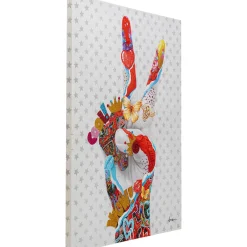 KARE Design Tableau Sur Toile Peace Sign 90X120Cm