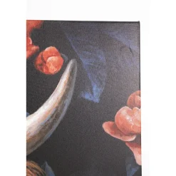 KARE Design Tableau Sur Toile Yak In Flower 140X90Cm