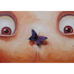 KARE Design Tableau Touched Boy With Butterflies 100X100Cm