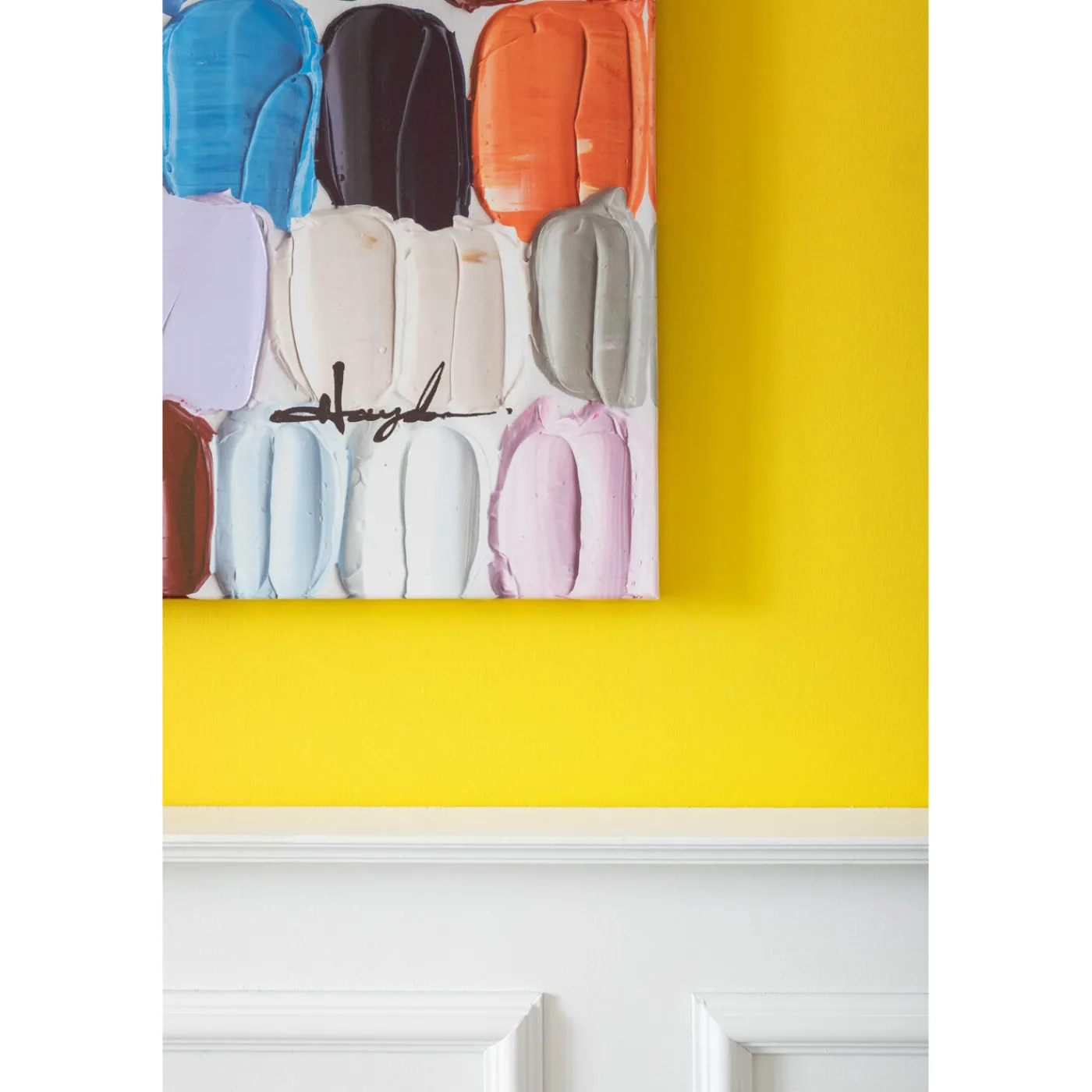 KARE Design Tableau Touched Colorful Dots 200X140Cm