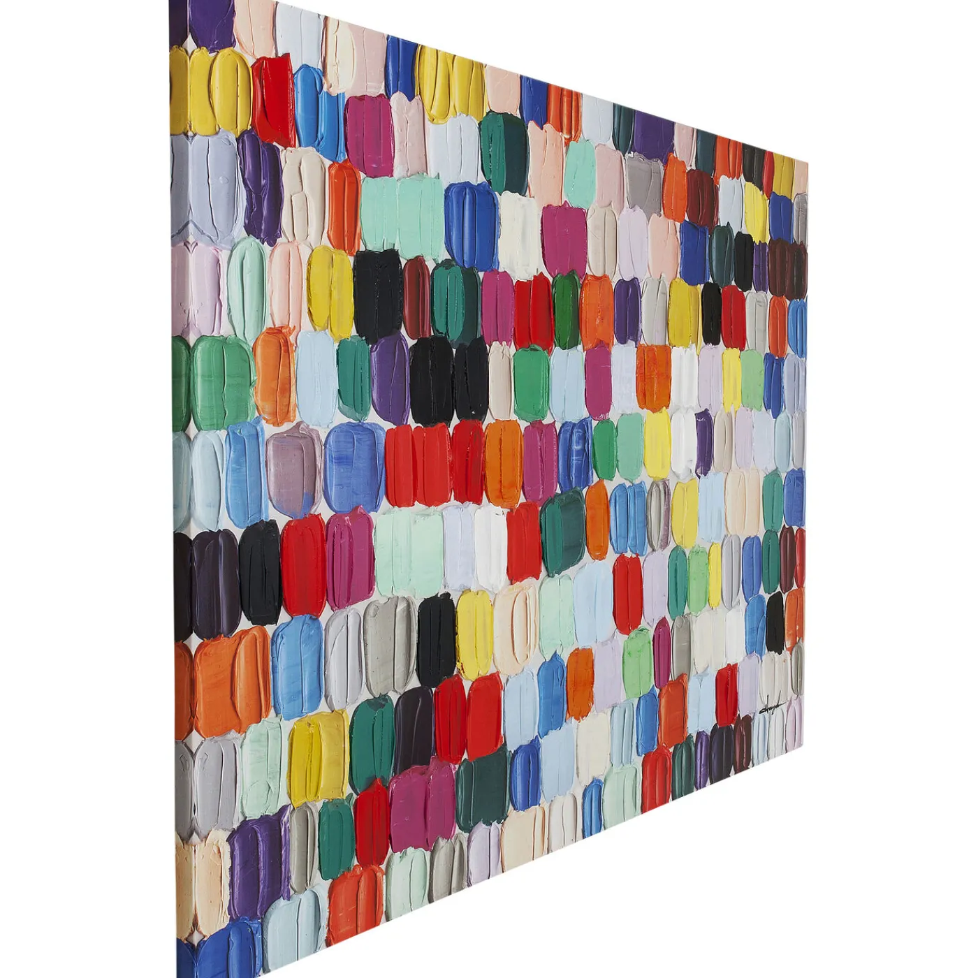 KARE Design Tableau Touched Colorful Dots 200X140Cm