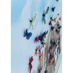 KARE Design Tableau Touched Elefants With Butterflies 120X120