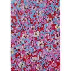 KARE Design Tableau Touched Flower Boat Bleu-Fuchsia 120X160Cm