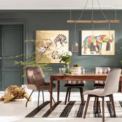 KARE Design Tableau Touched Flower Elefant 120X90Cm