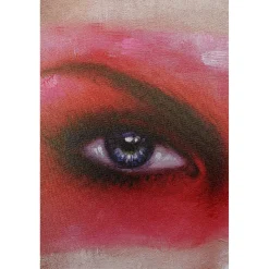 KARE Design Tableau Touched Red Eye Lady 90X140