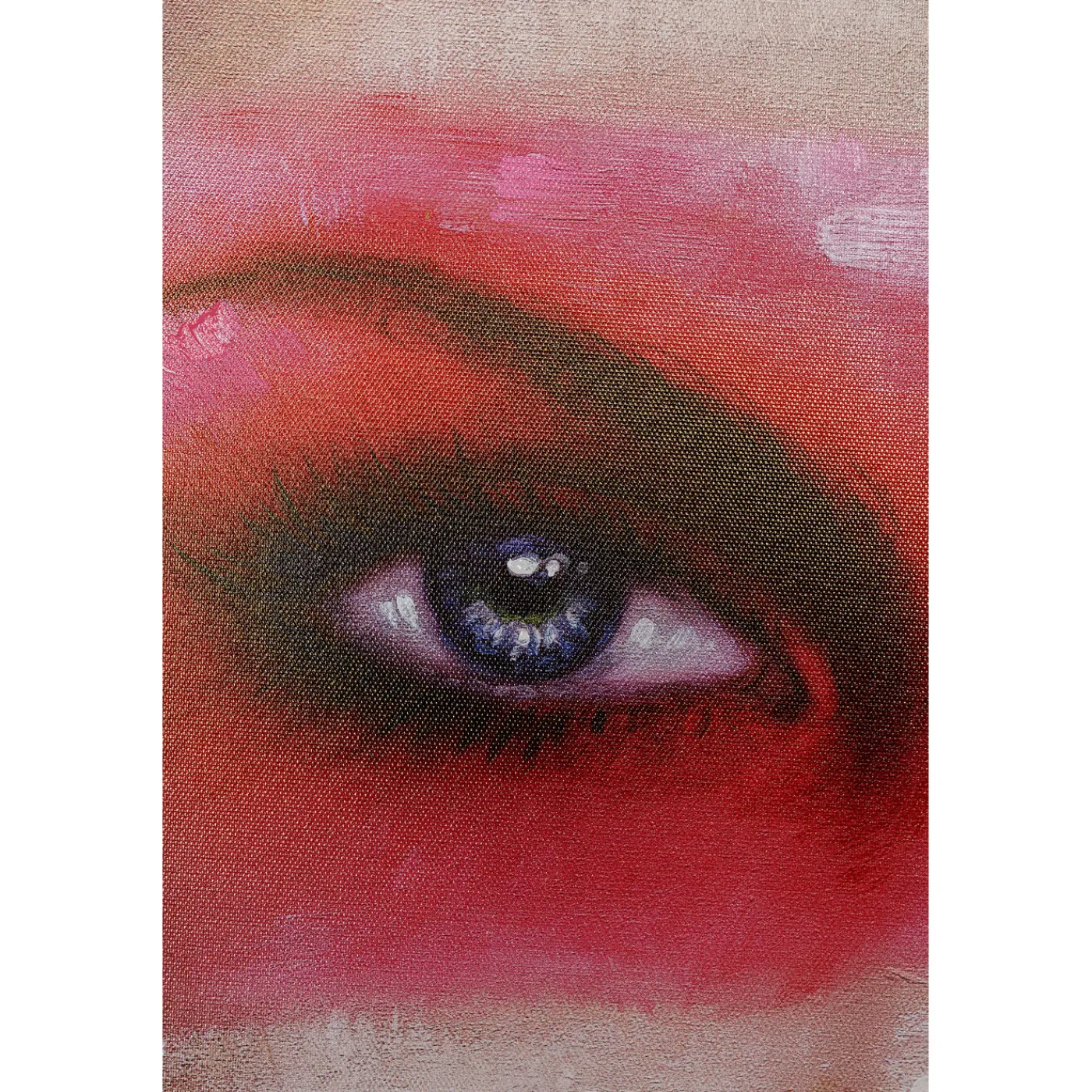 KARE Design Tableau Touched Red Eye Lady 90X140