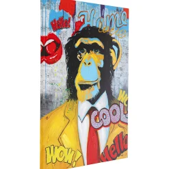 KARE Design Tableau Touched Show Monkey 90X120Cm