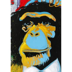 KARE Design Tableau Touched Show Monkey 90X120Cm