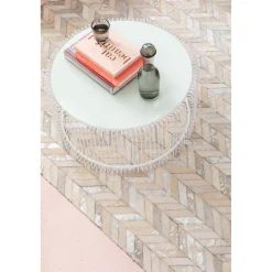 KARE Design Tables Basses Wire Blanches (Set De 2)