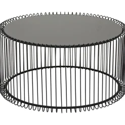 KARE Design Tables Basses Wire Noir (Set De 2)