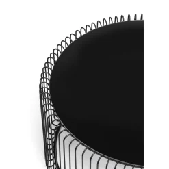KARE Design Tables Basses Wire Noir (Set De 2)