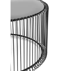 KARE Design Tables Basses Wire Noir (Set De 2)