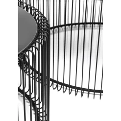 KARE Design Tables Basses Wire Noir (Set De 2)