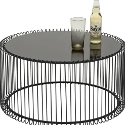 KARE Design Tables Basses Wire Noir (Set De 2)
