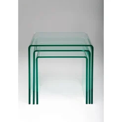 KARE Design Tables D Appoint Clear Club (Set De 3)
