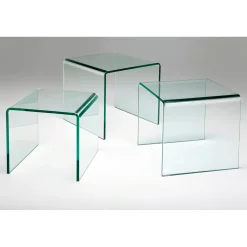 KARE Design Tables D Appoint Clear Club (Set De 3)