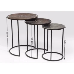 KARE Design Tables D Appoint Electra (Set De 3)