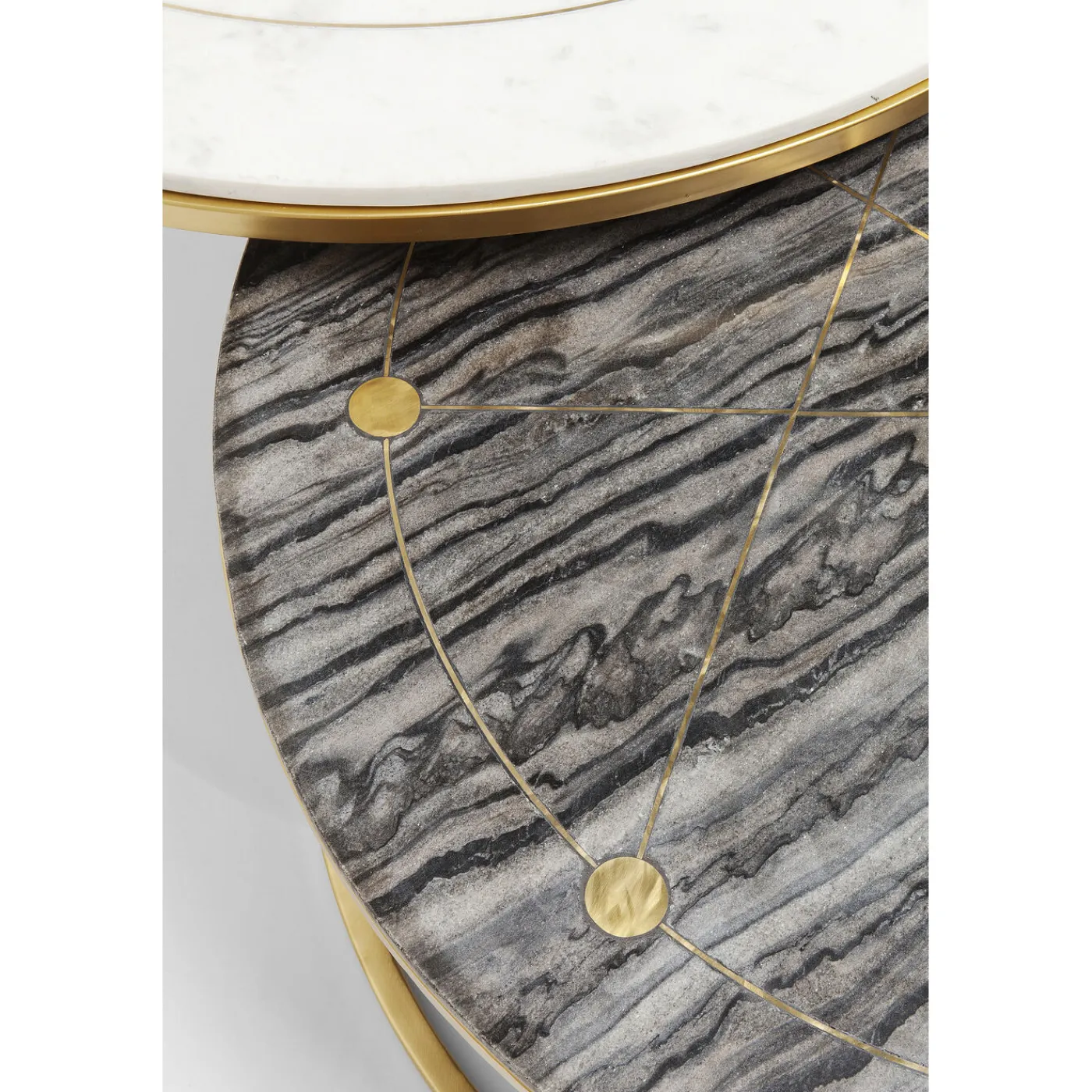 KARE Design Tables D Appoint Mystic Rond (Jeu De 2)