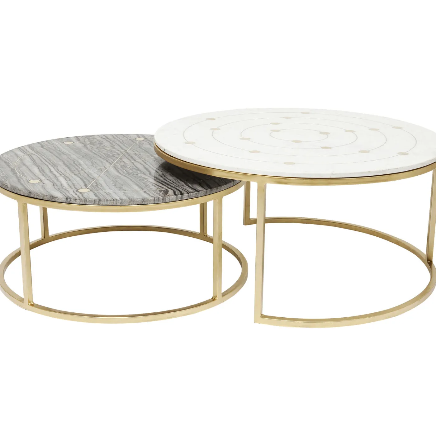 KARE Design Tables D Appoint Mystic Rond (Jeu De 2)