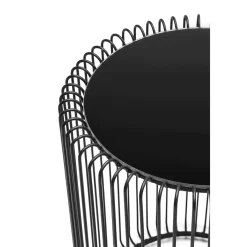 KARE Design Tables D Appoint Wire Noir (Set/2) O44Cm