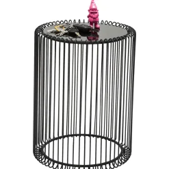 KARE Design Tables D Appoint Wire Noir (Set/2) O44Cm