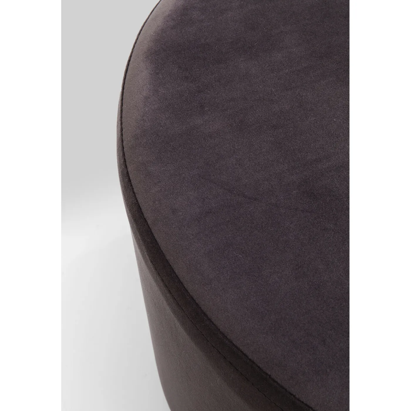 KARE Design Tabouret Cherry Anthracite Silver O55Cm