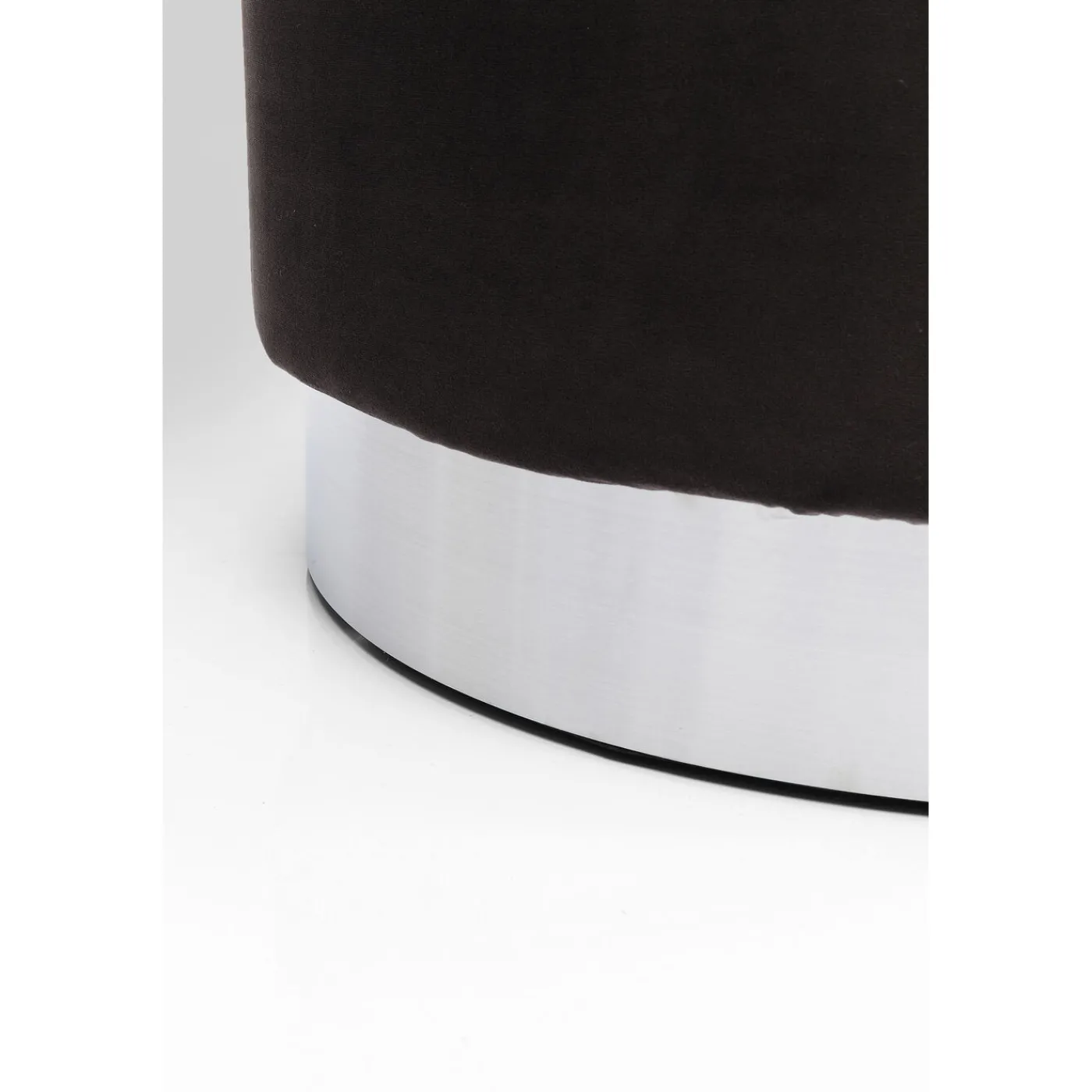 KARE Design Tabouret Cherry Anthracite Silver O55Cm