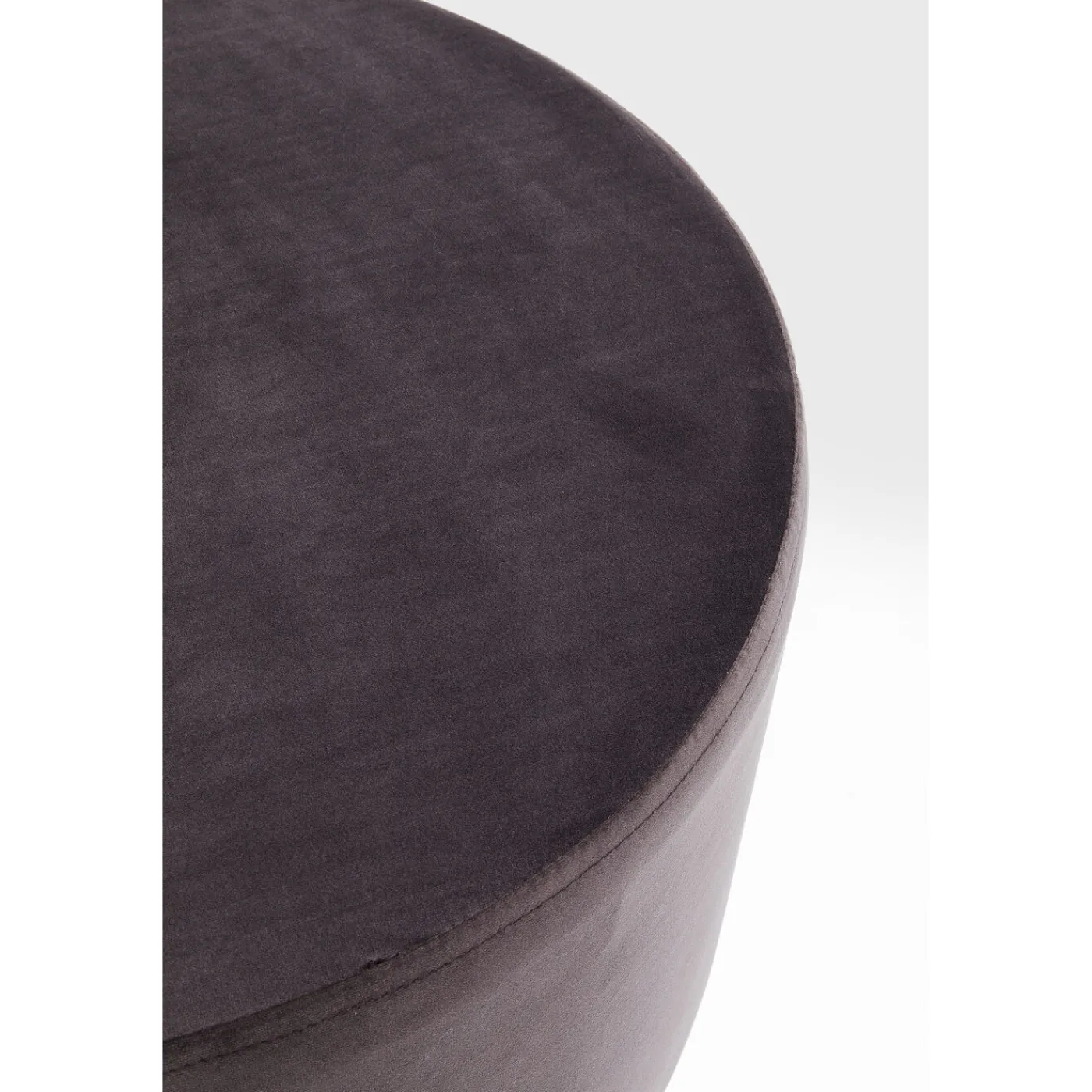 KARE Design Tabouret Cherry Anthracite Silver O55Cm