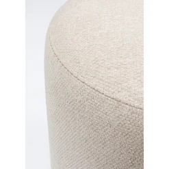 KARE Design Tabouret Cherry Creme-Noir O36Cm