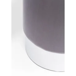 KARE Design Tabouret Cherry Gris Clair Silver O35Cm