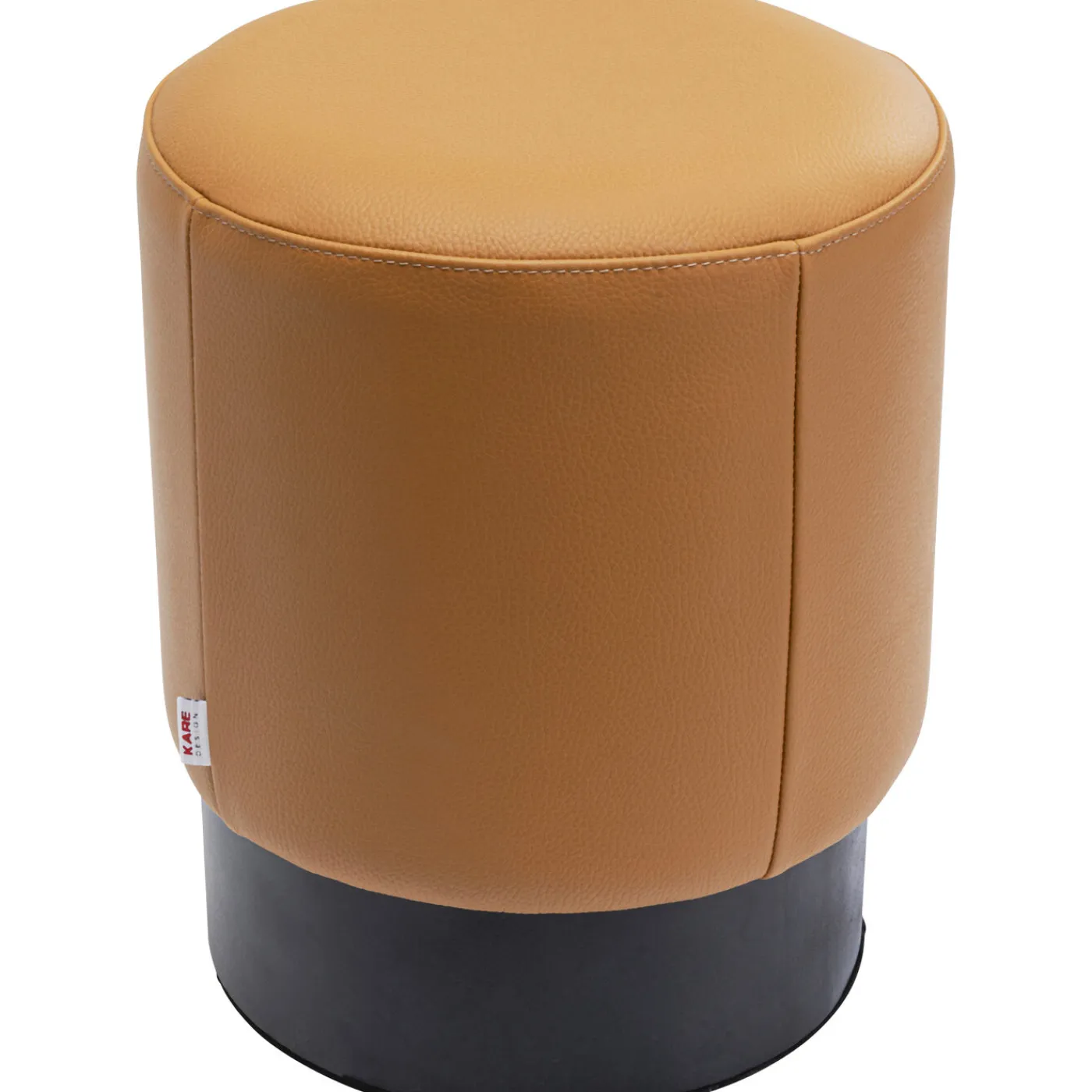 KARE Design Tabouret Cherry Leather Marron O36Cm