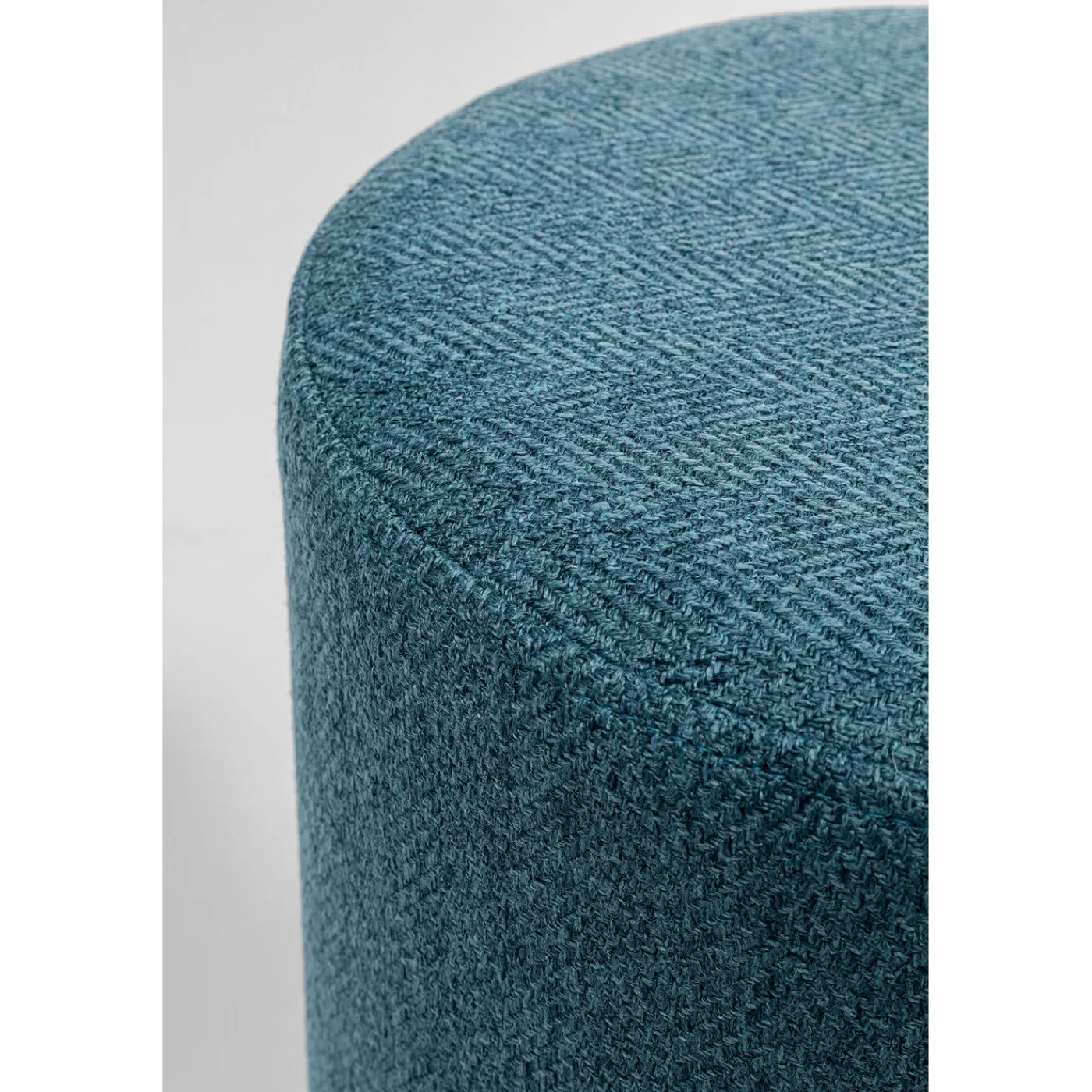 KARE Design Tabouret Cherry Lina Bleu Argente O35Cm