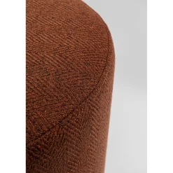 KARE Design Tabouret Cherry Lina Marron Laiton O35Cm