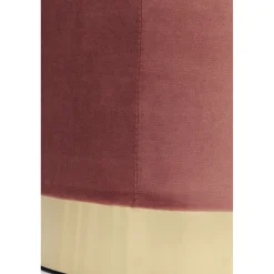 KARE Design Tabouret Cherry Mauve Laiton O55Cm