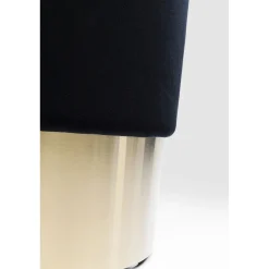 KARE Design Tabouret Cherry Noir Laiton O35Cm