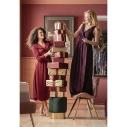 KARE Design Tabouret Cherry Vert Laiton O35Cm