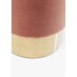 KARE Design Tabouret Cherry Vieux Rose Laiton O35Cm