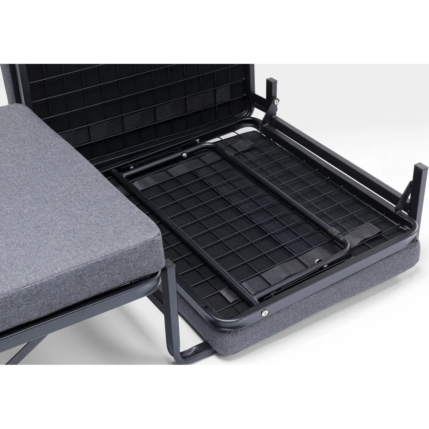 KARE Design Tabouret Convertible Brenda Gris-Cover Gris 76X7