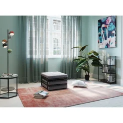 KARE Design Tabouret Convertible Brenda Gris-Cover Gris 76X7