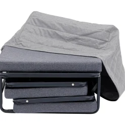 KARE Design Tabouret Convertible Brenda Gris-Cover Gris 76X7