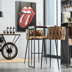 KARE Design Tabouret De Bar Cheerio Jaune