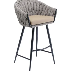 KARE Design Tabouret De Bar Knot Tweed