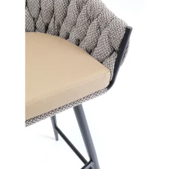 KARE Design Tabouret De Bar Knot Tweed