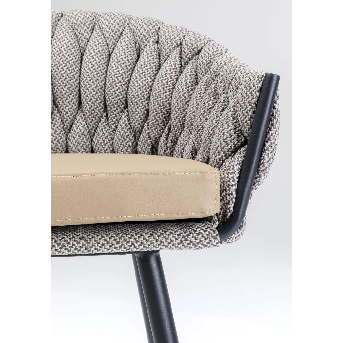 KARE Design Tabouret De Bar Knot Tweed