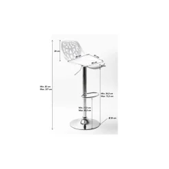 KARE Design Tabouret De Bar Ornament Blanc