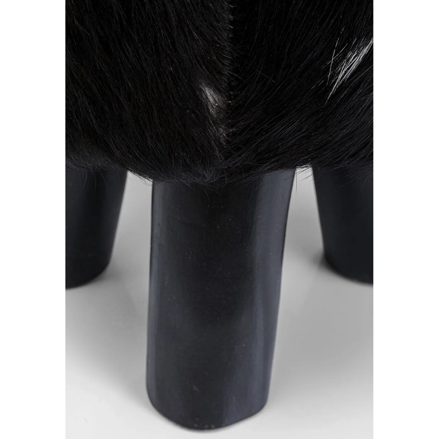 KARE Design Tabouret Flint Stone Noir O35Cm