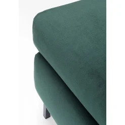 KARE Design Tabouret Gianni Velours Vert Fonce
