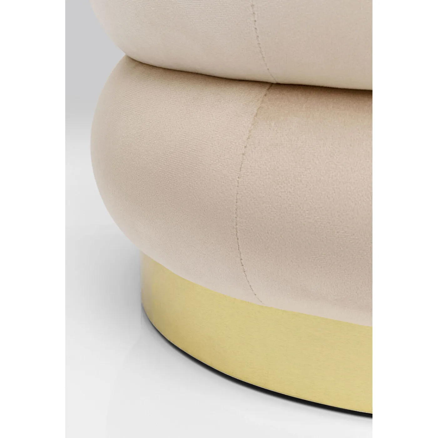 KARE Design Tabouret Sandwich Creme O45Cm